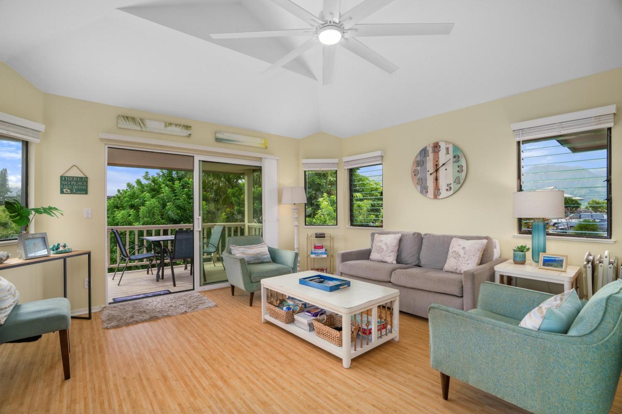Hanalei Bay Villa Cottage 2Br 2Ba With Mountain Views Hbv24 Princeville Ngoại thất bức ảnh